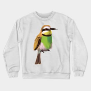 Cute Bee-Eater Drawing Crewneck Sweatshirt